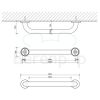 Decor Walther Basic 0532060 BA WGF badgreep 36,5cm mat zwart