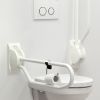 Handicare (Linido) LI2603350102 opklapbare toiletbeugel 530 mm staal gecoat wit (OUTLET)