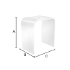 Smedbo Living Basic FB407 douchekruk mat zwart