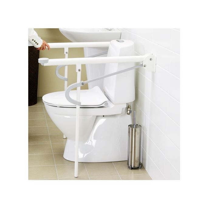 Etac Optima L 80303006 opklapbare toiletbeugel 73,5 cm wit