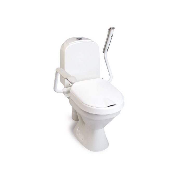Etac Hi-Loo 803013162 toiletverhoger met deksel 6cm en armsteunen wit