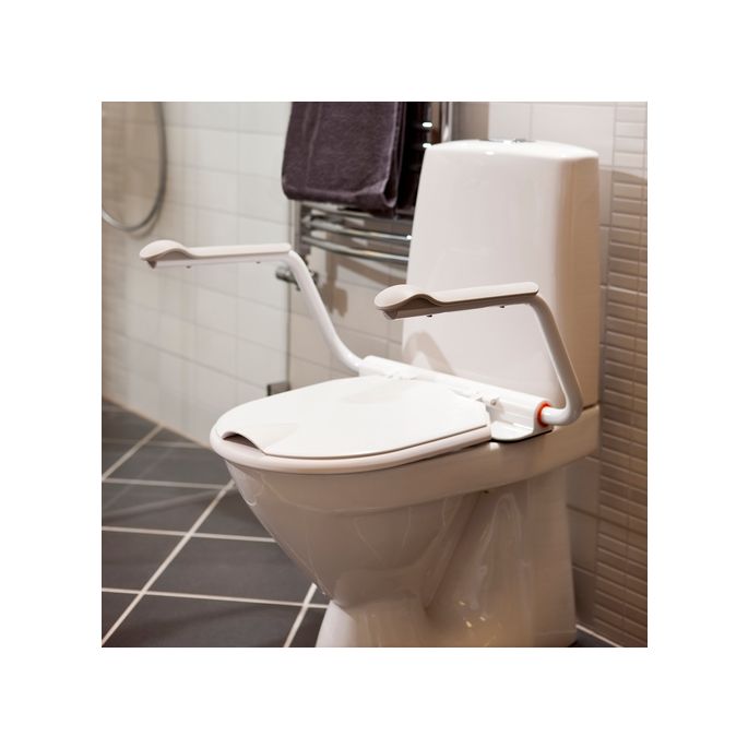 Etac Supporter 803031122 toiletzitting met deksel en armsteunen wit