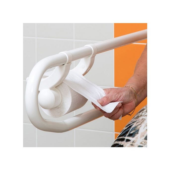 Handicare (Linido) LI2618000602 eenhandig bedienbare toiletrolhouder PMMA wit