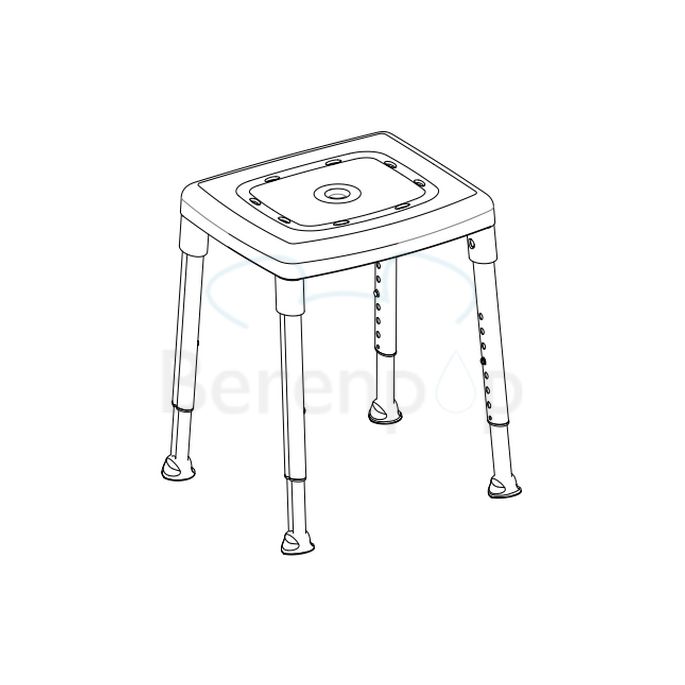 Etac Smart 81951020 douchekruk ijsblauw
