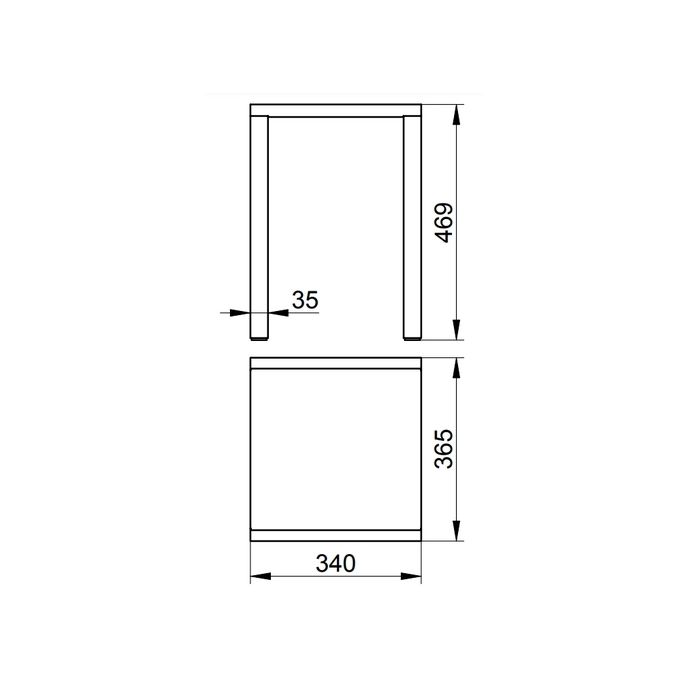 Keuco Collectie Plan 14982010038 kruk verchroomd/ lichtgrijs (RAL 7035)