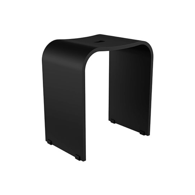 Smedbo Living Basic FB407 douchekruk mat zwart