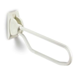 Handicare (Linido) LI2603380402 opklapbare toiletbeugel 800 mm RVS gecoat wit