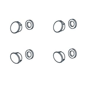 Handicare (Linido) LI2801000011 schroefkapset t.b.v. douchezitting LI2201.200 antraciet