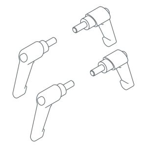 Handicare (Linido) LI2815002000 set verstelbare spangrepen