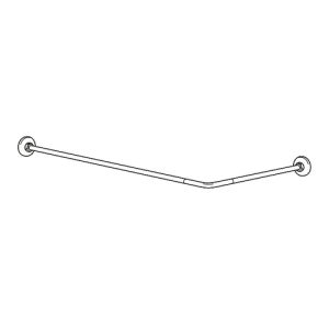 Inda Hotellerie A0148BCR douchestang 170x70cm messing verchroomd