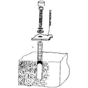 Invacare Revato R6670 bevestigingsset voor toiletbeugel (OUTLET)