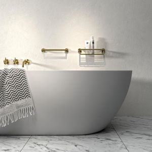 Geesa Nemox Brushed Gold 916506-07 badgreep 30cm goud geborsteld