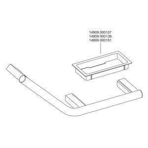 Keuco Collectie Plan 14909072037 handgreep 135° roestvrij staal