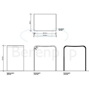 Decor Walther 0506850 DW 80 krukje acryl hoogglans wit