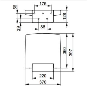 Keuco Collectie Plan 14983010037 klapzitting verchroomd/ zwartgrijs (RAL 7021)