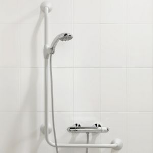 Handicare (Linido) LI2611004402 wandbeugel 90° 1000x500mm RVS gecoat wit